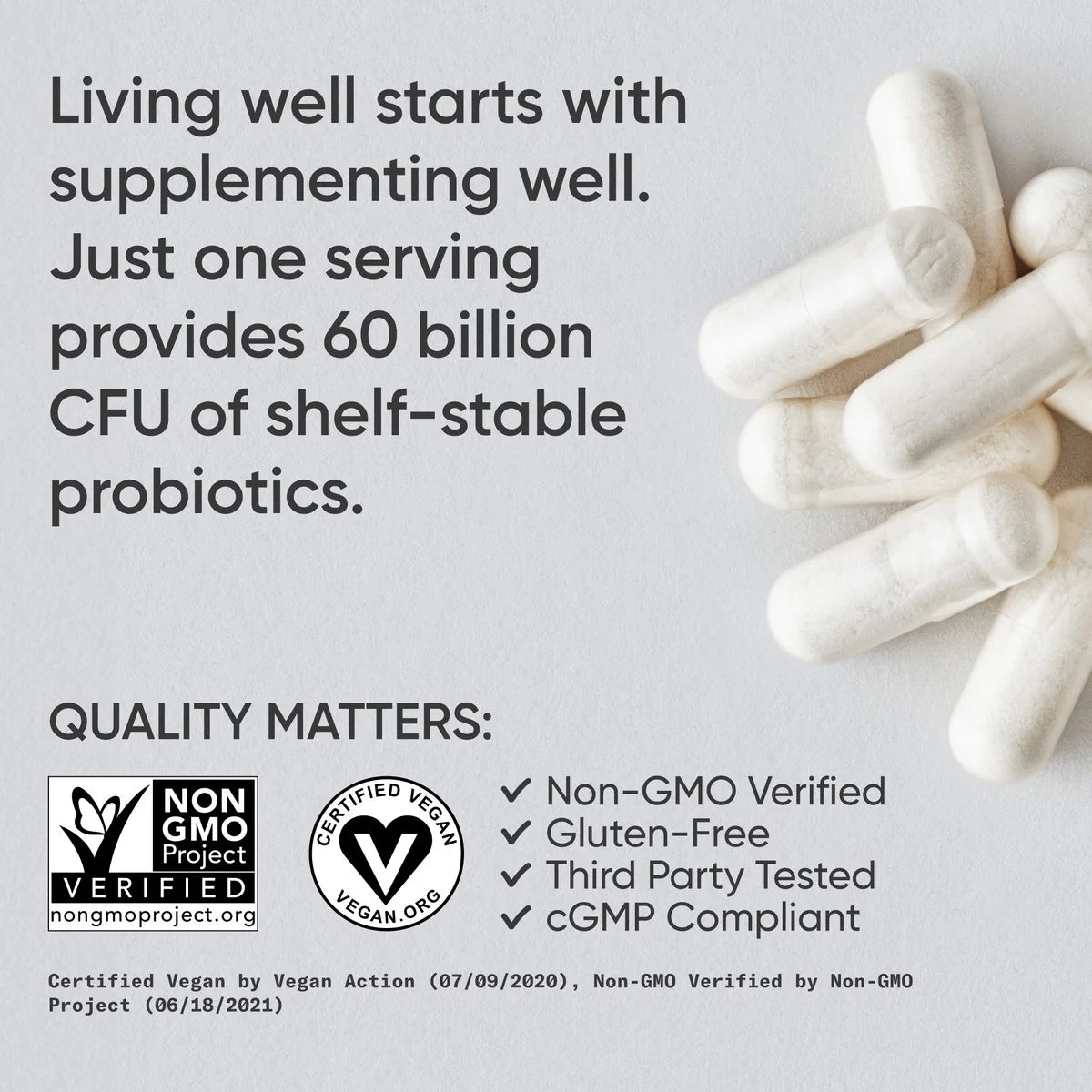 Probiotic 60 Billion (30 veggie capsules)