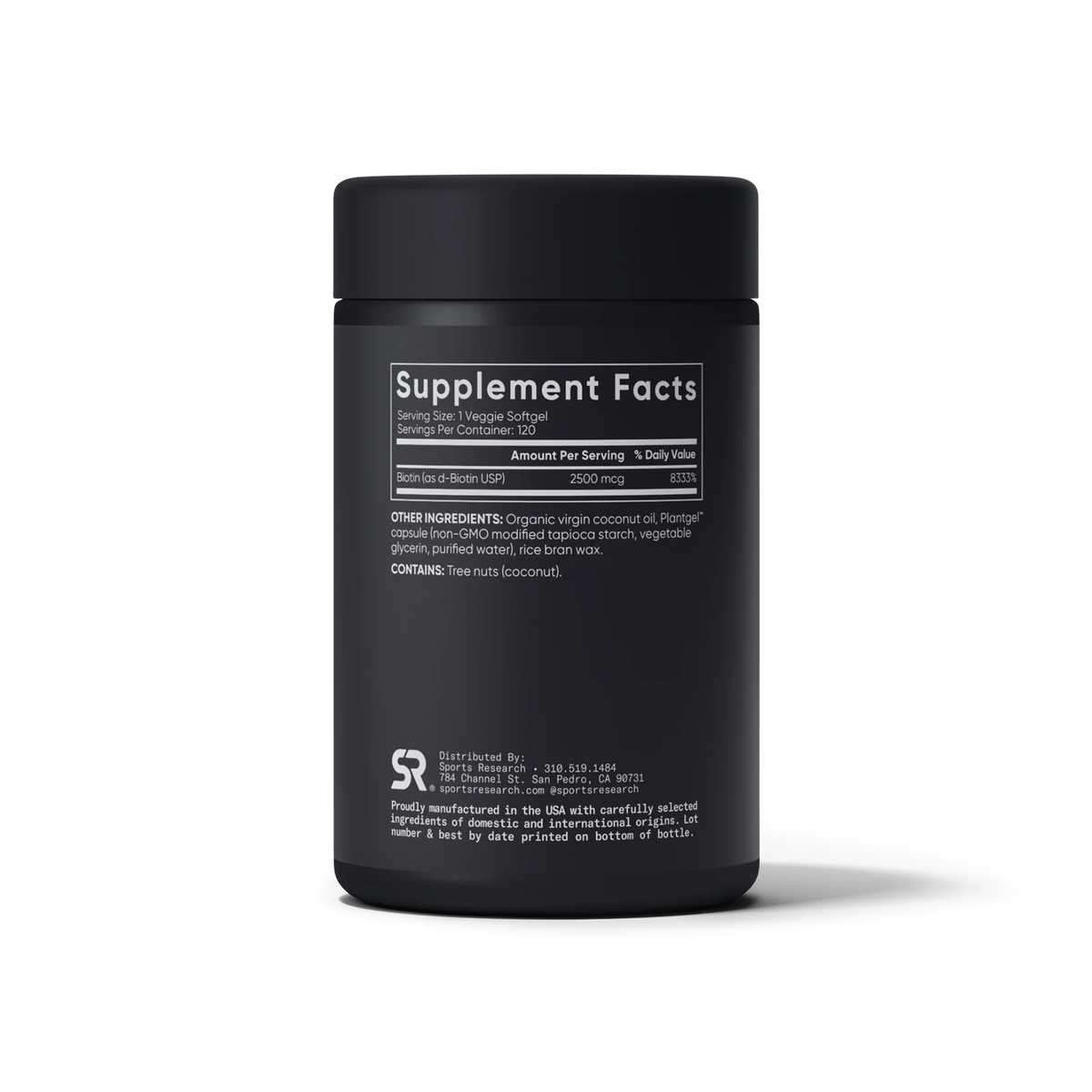 Biotin with Organic Coconut Oil