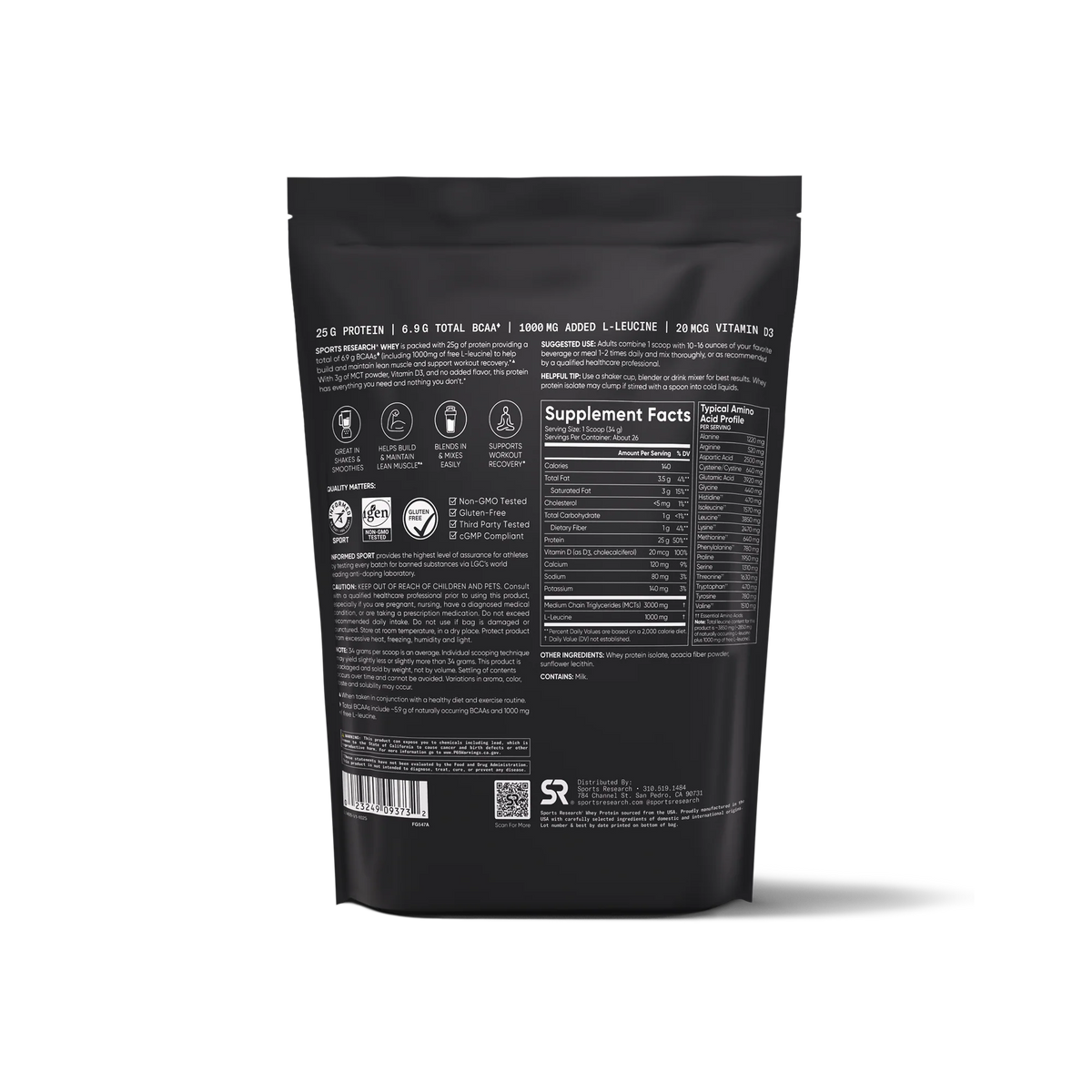 Whey Protein Isolate - Unflavored