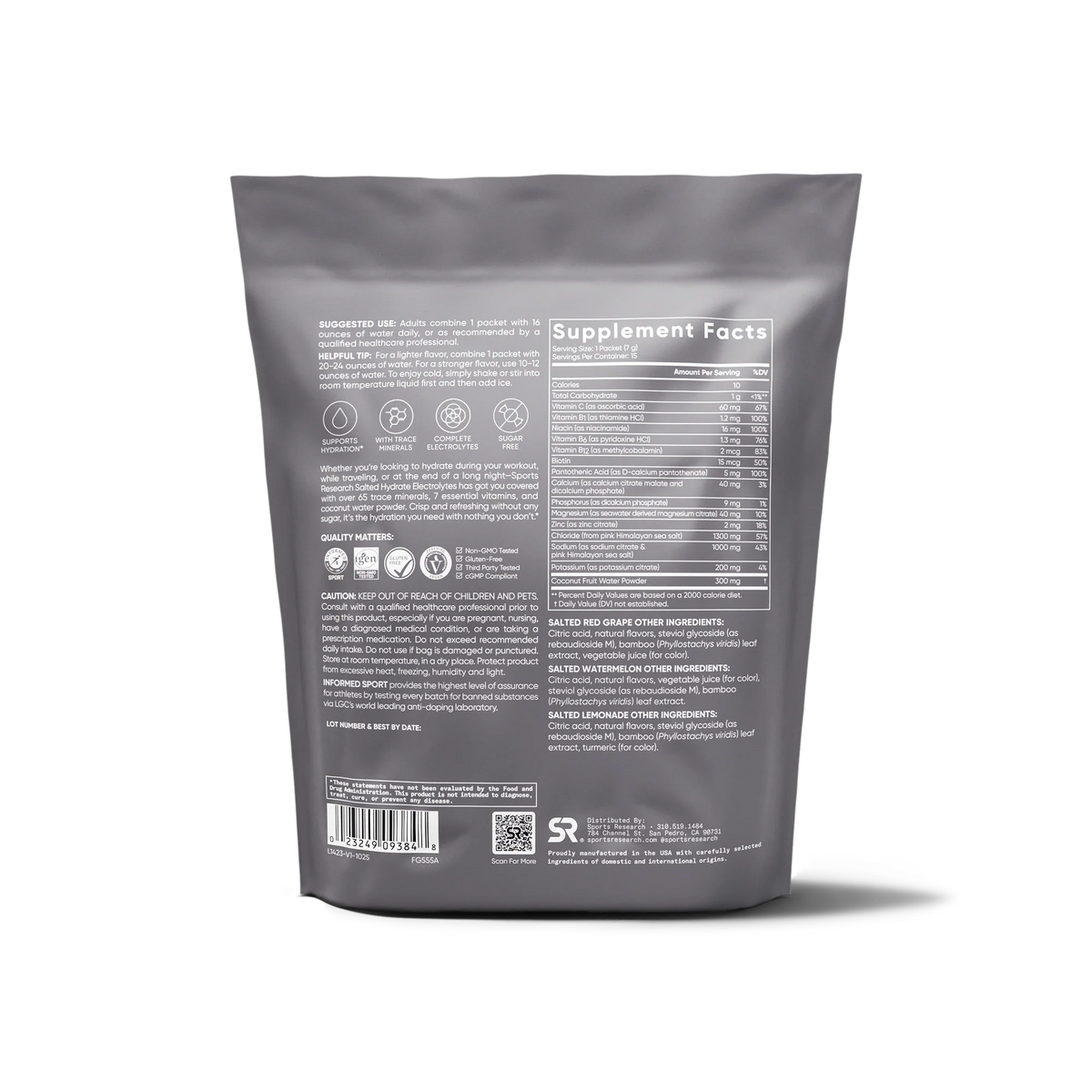 Salted Hydrate Electrolytes