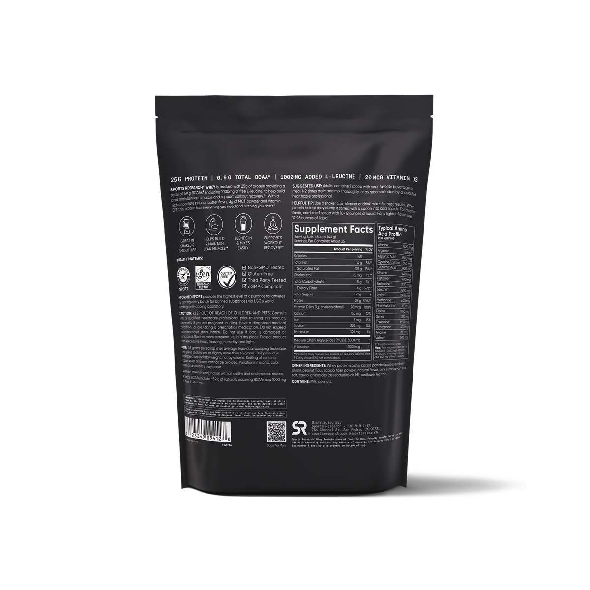 Whey Protein Isolate - Chocolate Peanut Butter