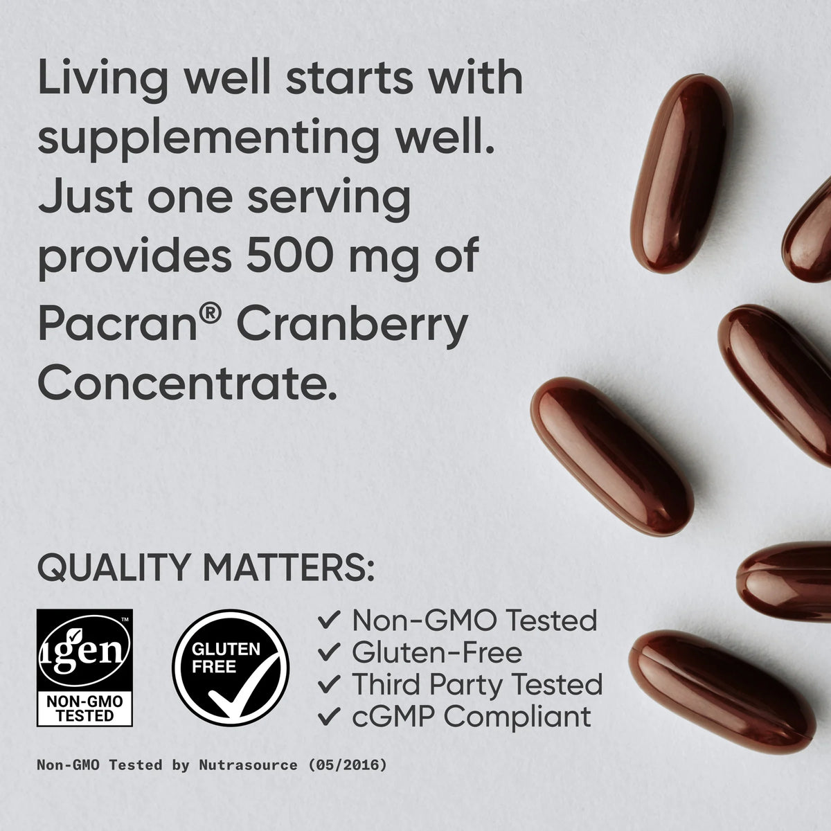 Cranberry Concentrate PaCran 500mg (90 softgels)