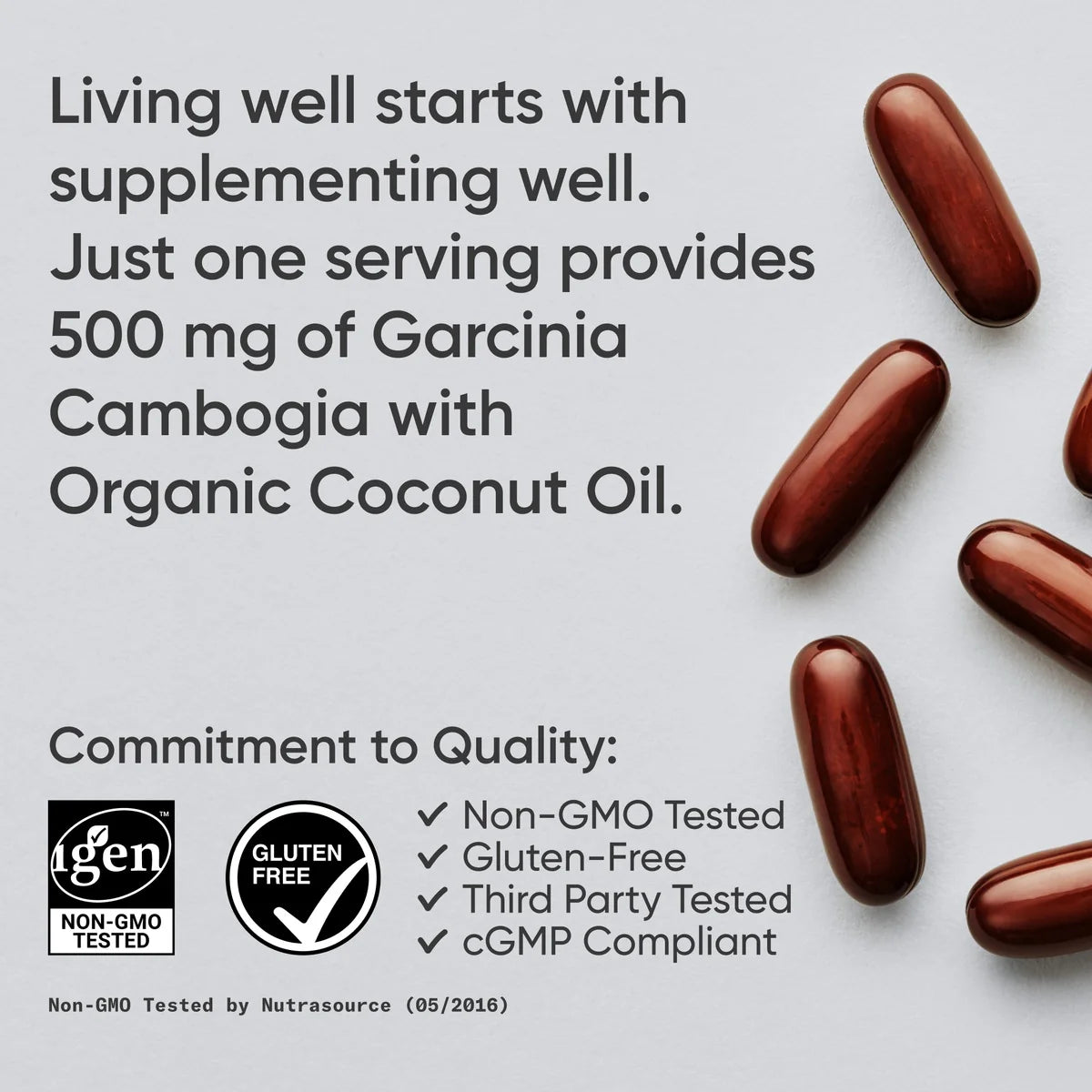 Garcinia Cambogia 60% 500mg (90 softgels)