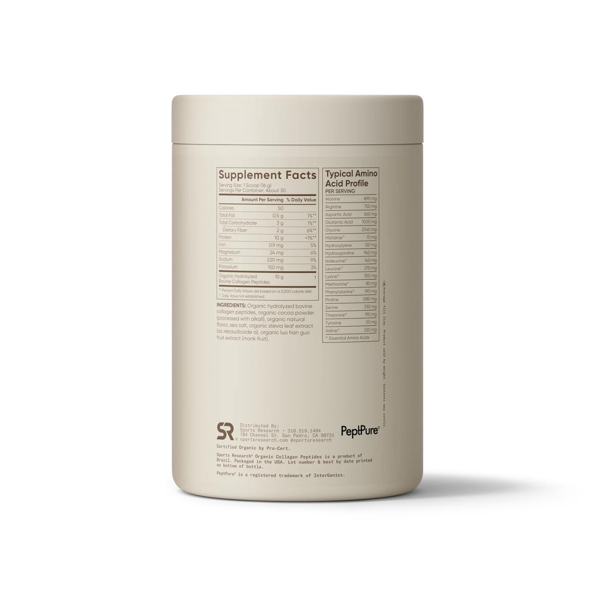 Organic Collagen Peptides