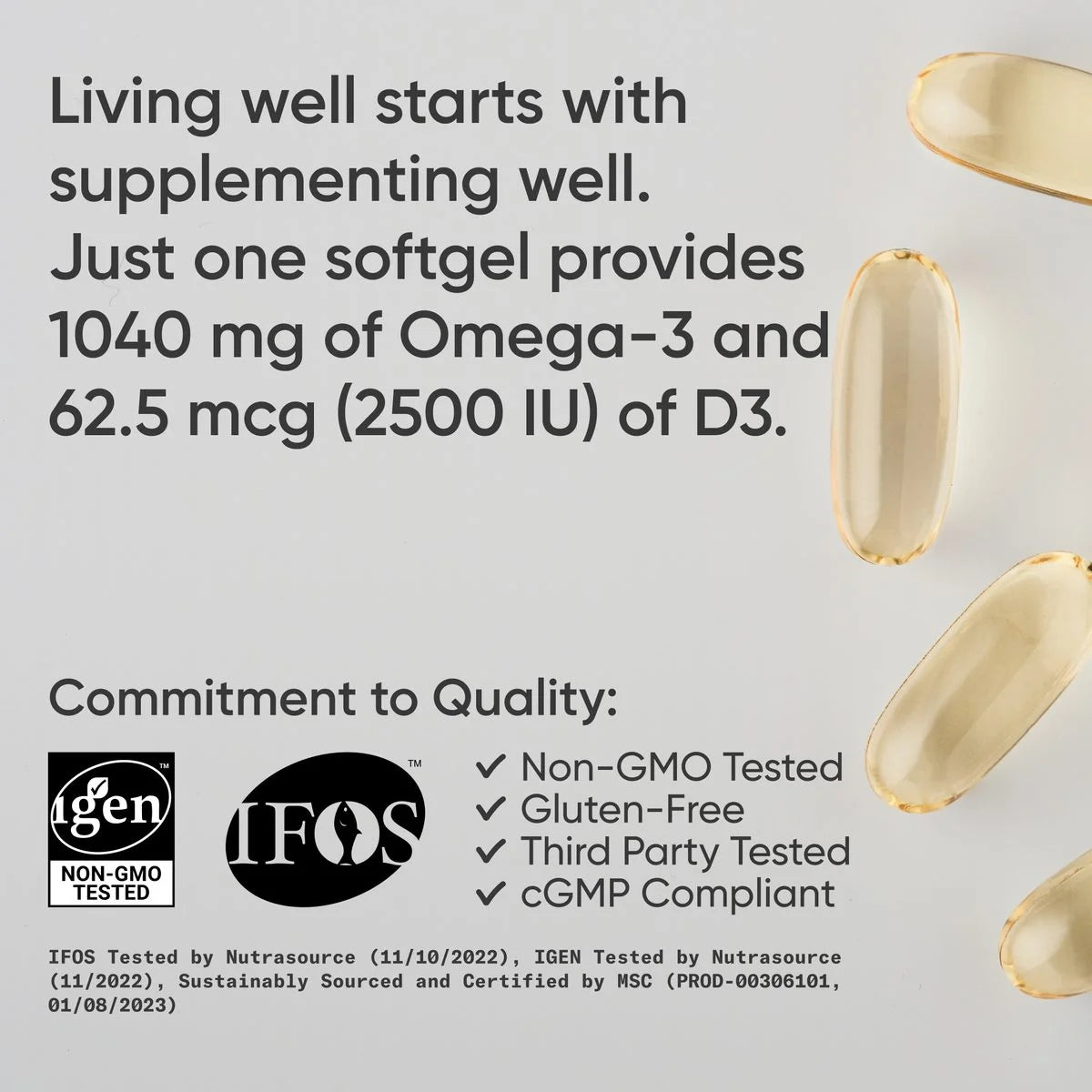 Omega-3 Fish Oil + Vitamin D3