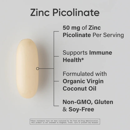 Zinc Picolinate with Coconut Oil