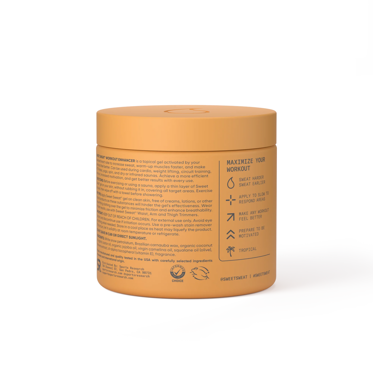 Sweet Sweat® Jar Topical Gel