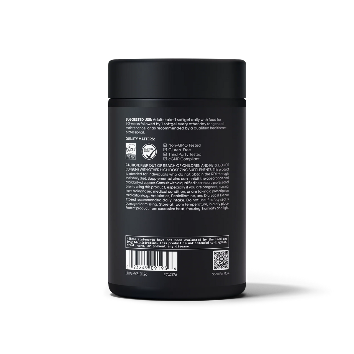 Zinc Picolinate with Coconut Oil