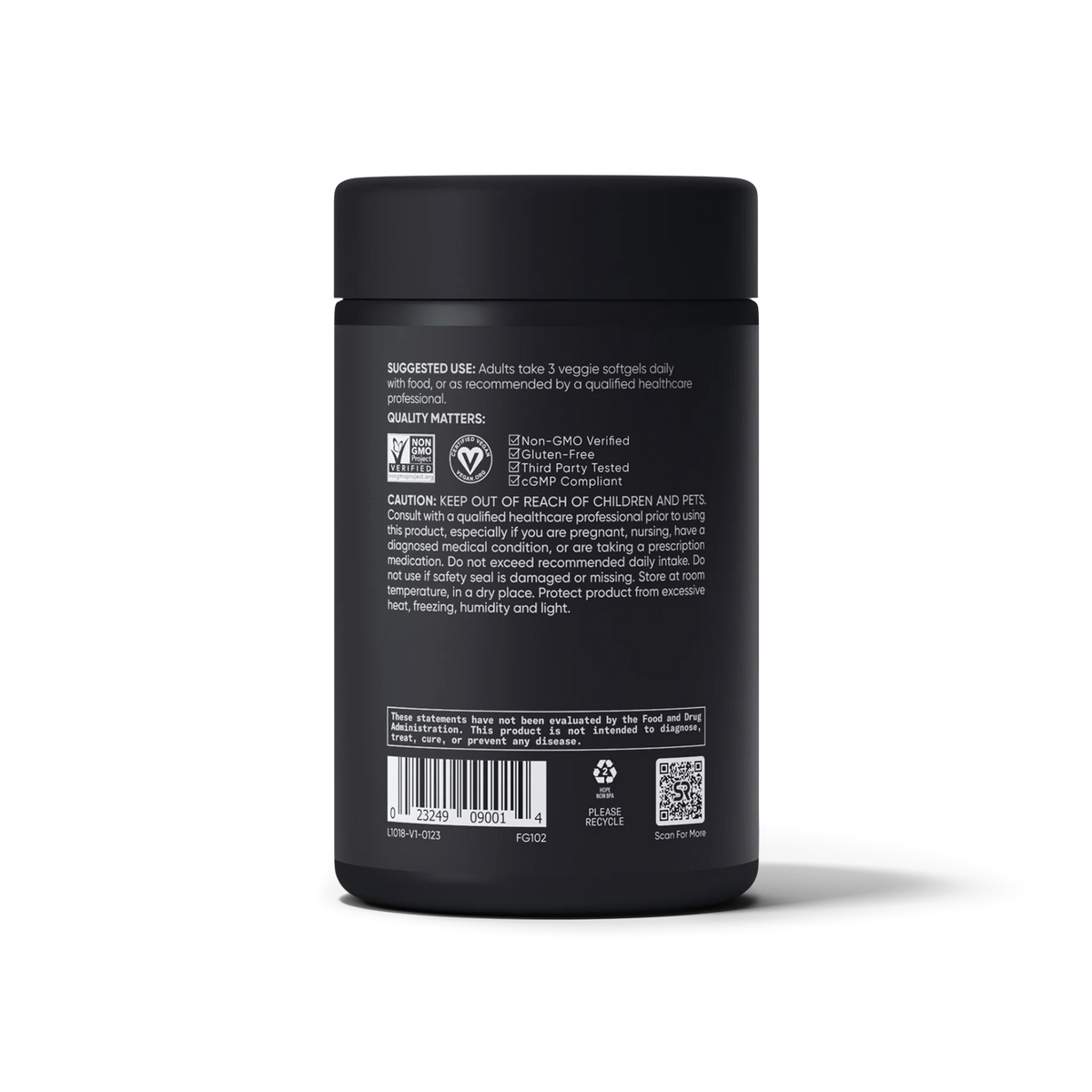 Coconut Oil Virgin Organic 1000mg (120 veggie softgels)
