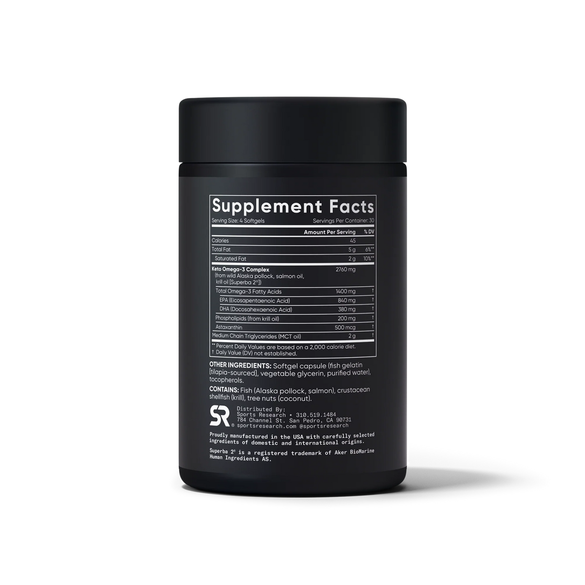 Keto Omega 1400mg (120 softgels)