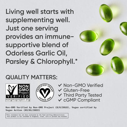 Garlic with Parsley (150 veggie softgels)