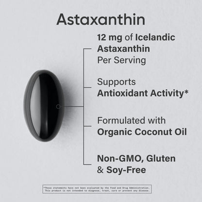 Astaxanthin with Coconut Oil