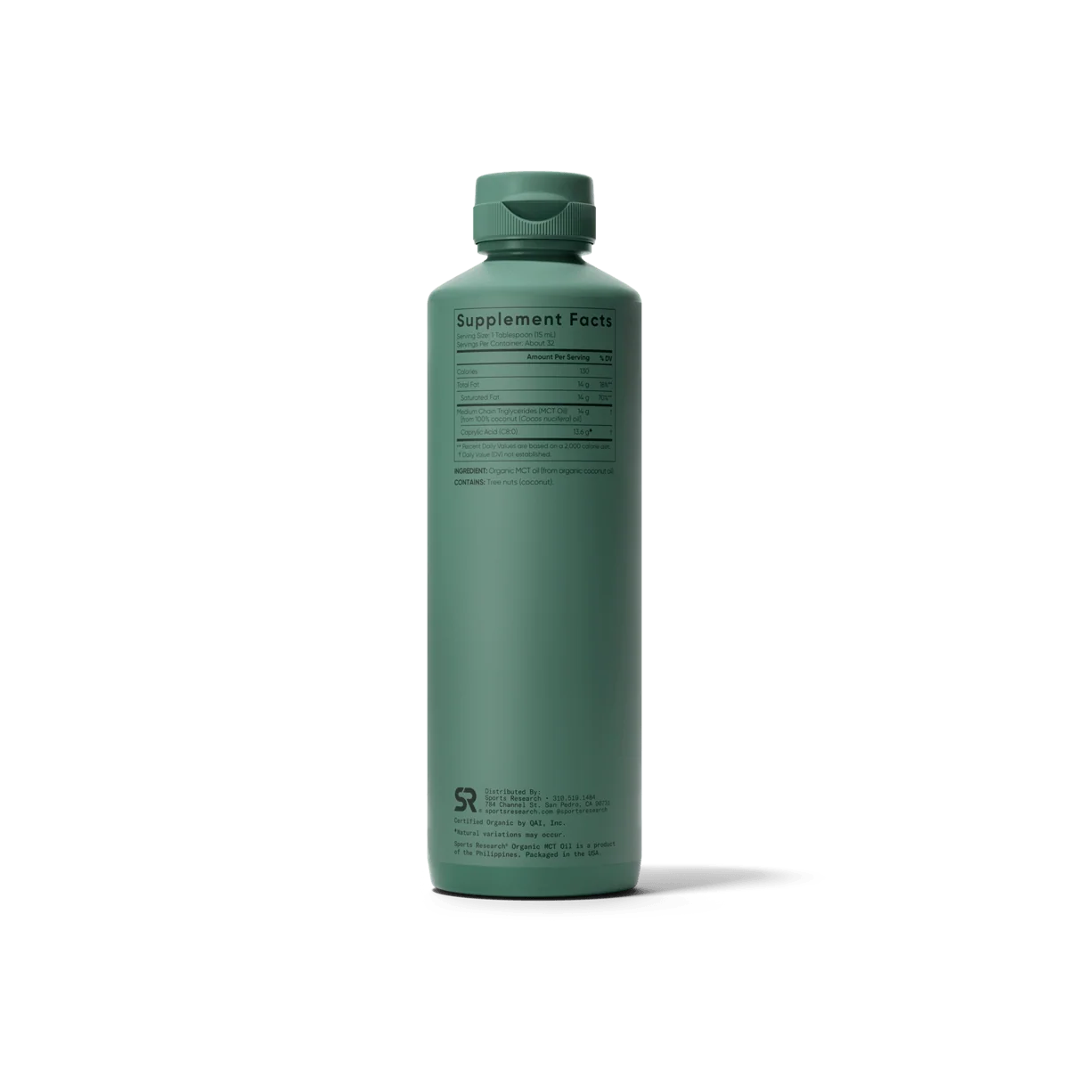 MCT C8 Oil Organic - 16oz