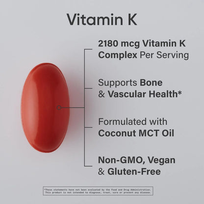 Vitamin K Multi-Spectrum (60 veggie softgels)