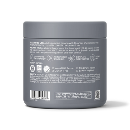Hydrate Electrolytes Salted Pink Grapefruit (45 servings)