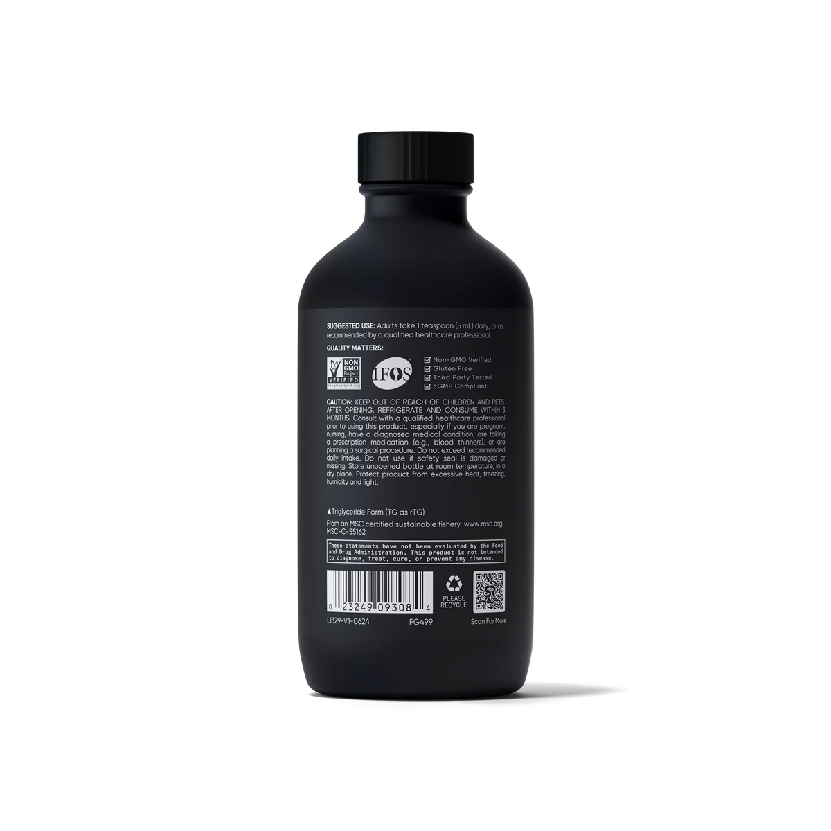 Omega-3 Fish Oil Lemon AlaskOmega MSC-C-55162