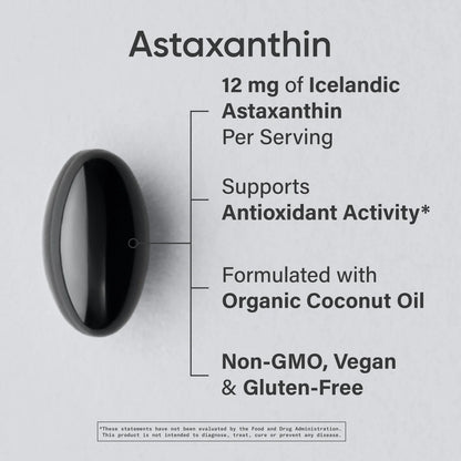 Astaxanthin 12mg (60 veggie softgels)