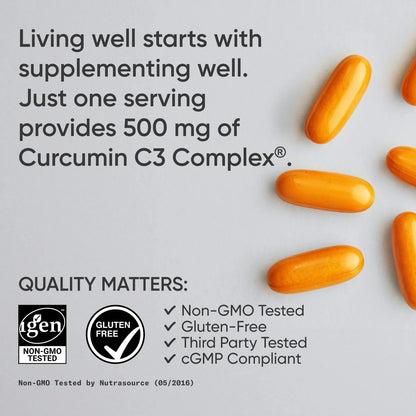 Turmeric Curcumin with Coconut Oil and Bioperine®