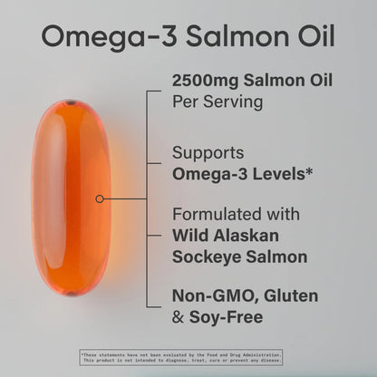 Wild Alaskan Sockeye Salmon Oil