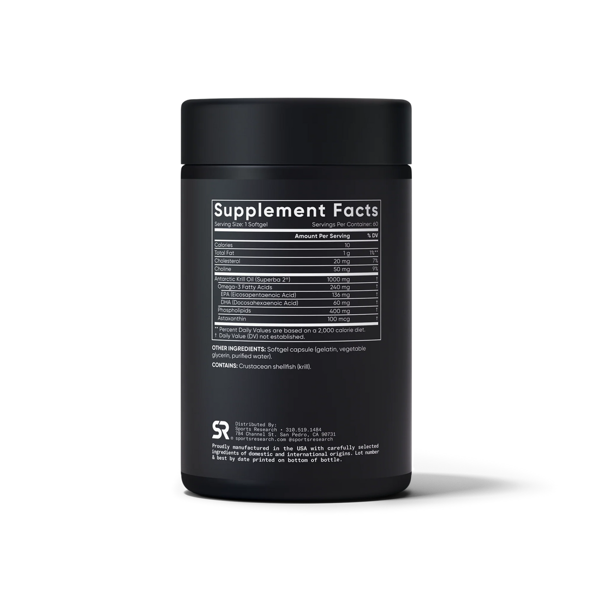 Omega-3 Antarctic Krill Oil Softgels