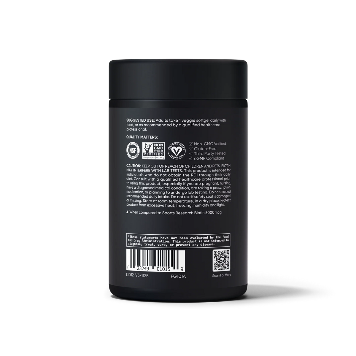 Biotin with Organic Coconut Oil