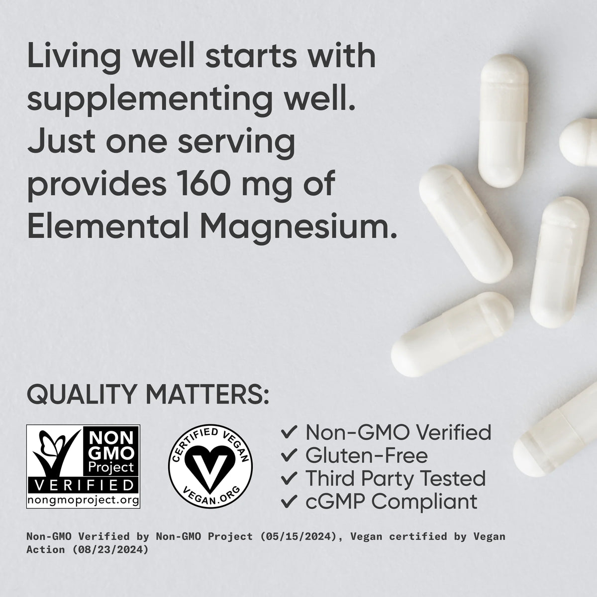 Magnesium Glycinate Veggie Capsule