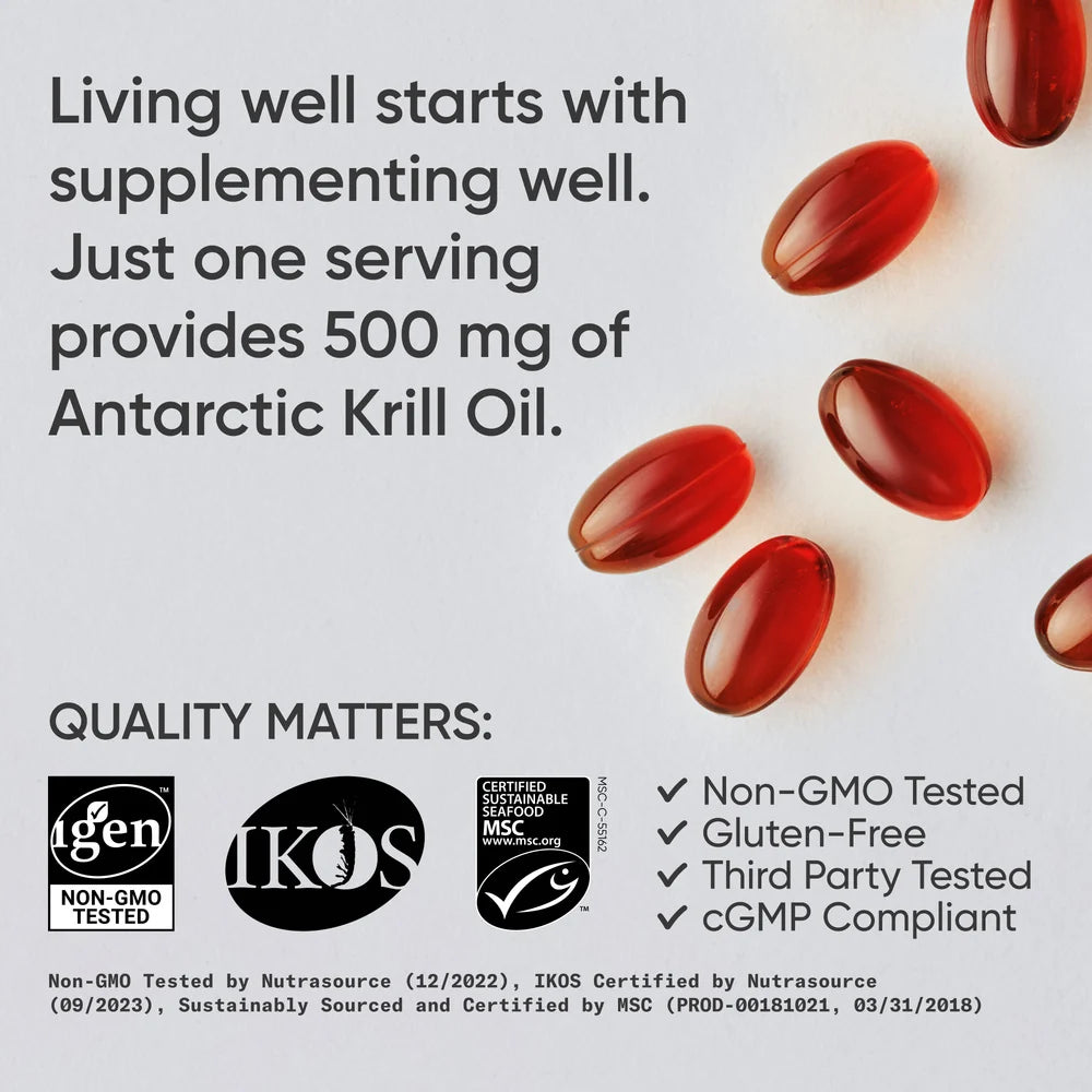 Omega-3 Antarctic Krill Oil Softgels