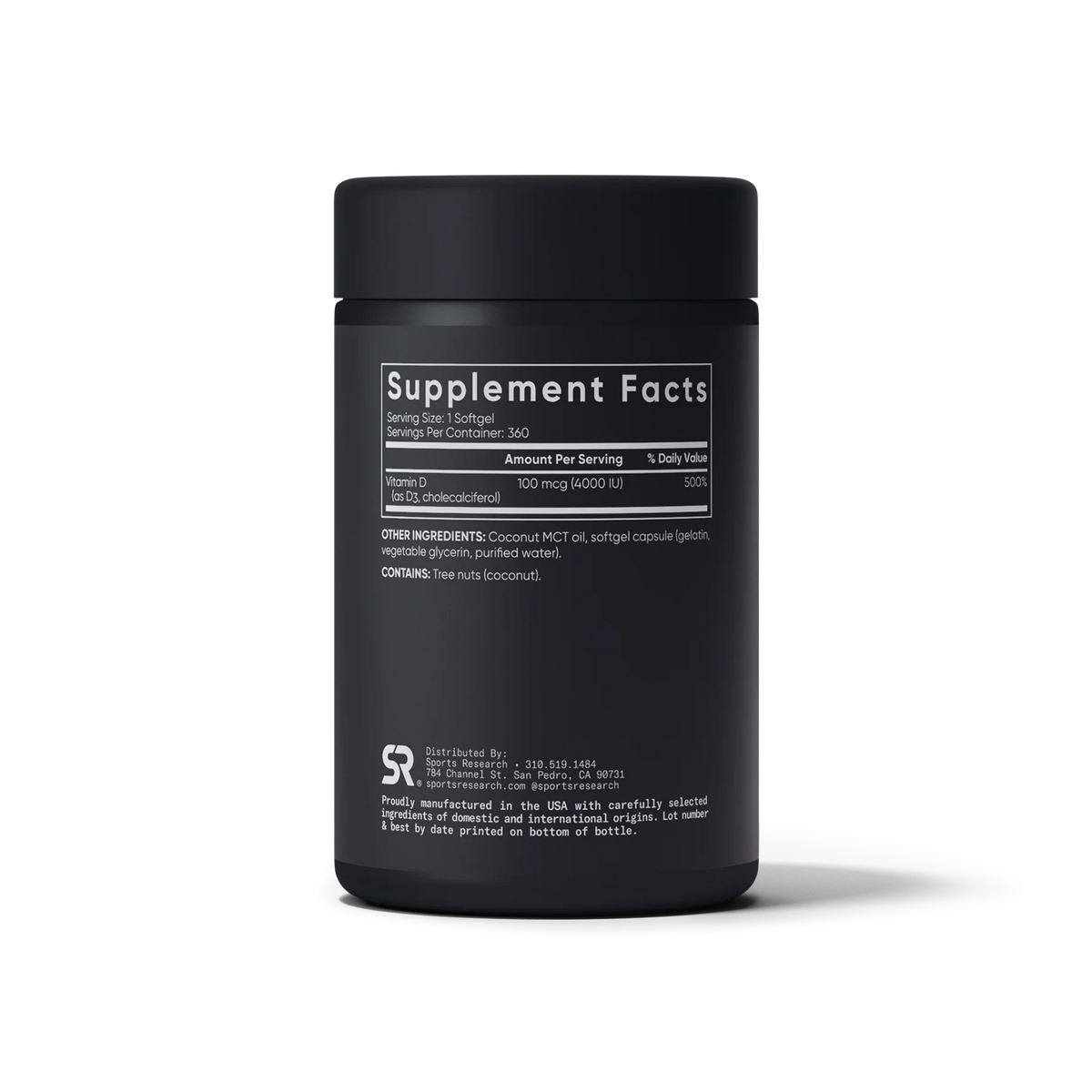 Vitamin D3 with Coconut MCT Oil