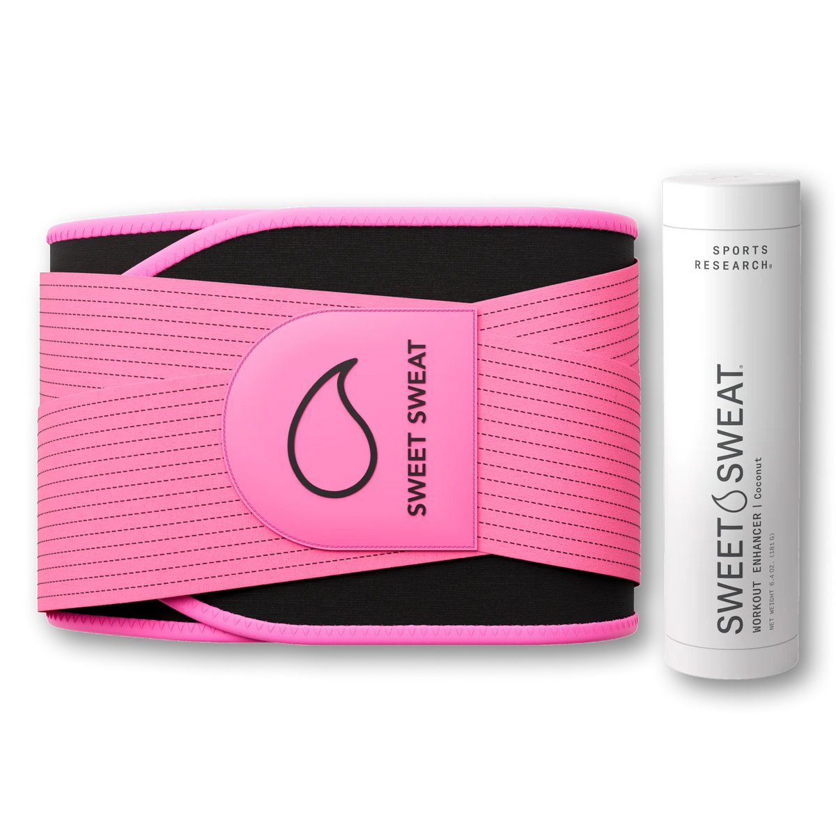 Sweet Sweat® Pro Series Waist Trimmer Bundle with Sweet Sweat® Stick