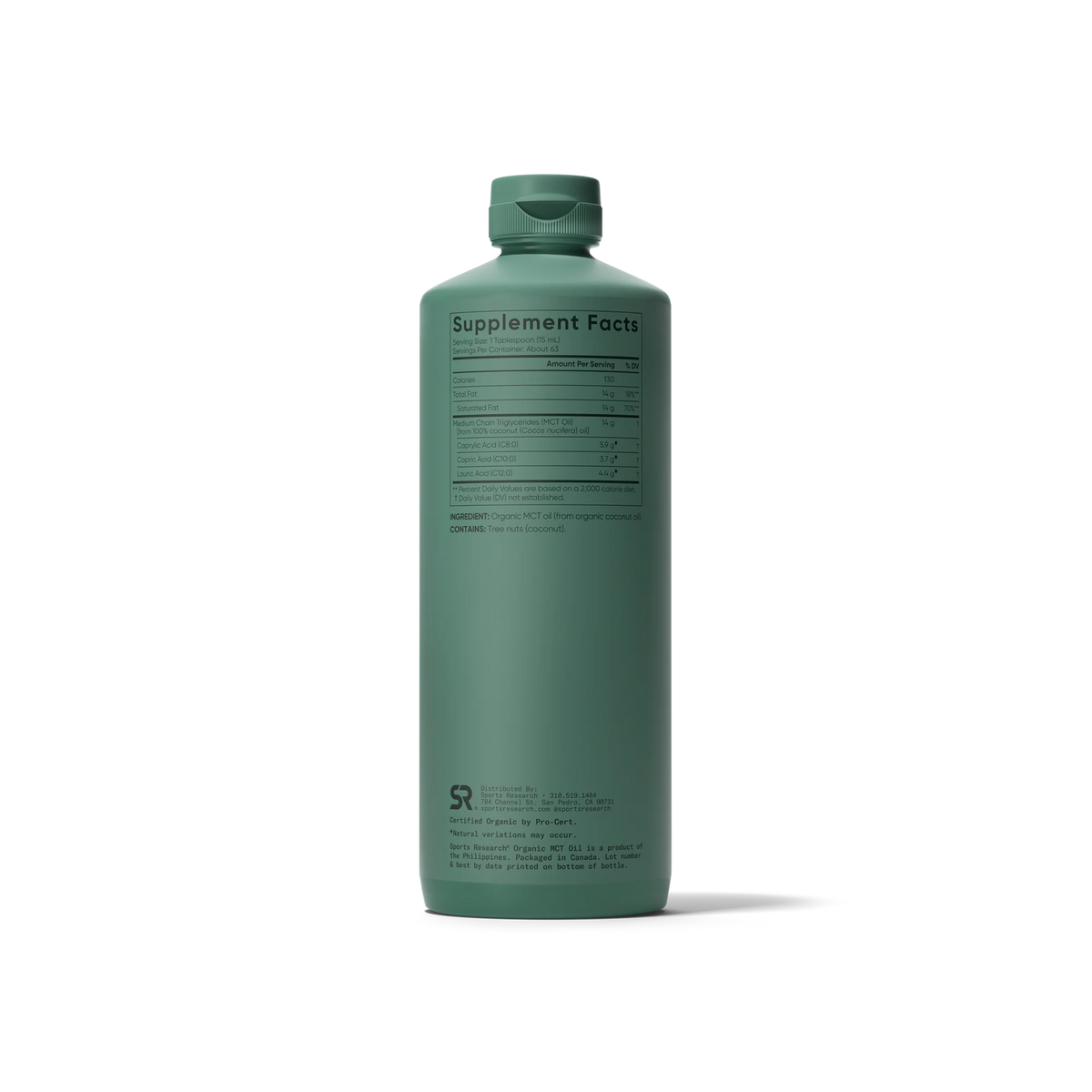 MCT Oil Organic C8 C10 C12