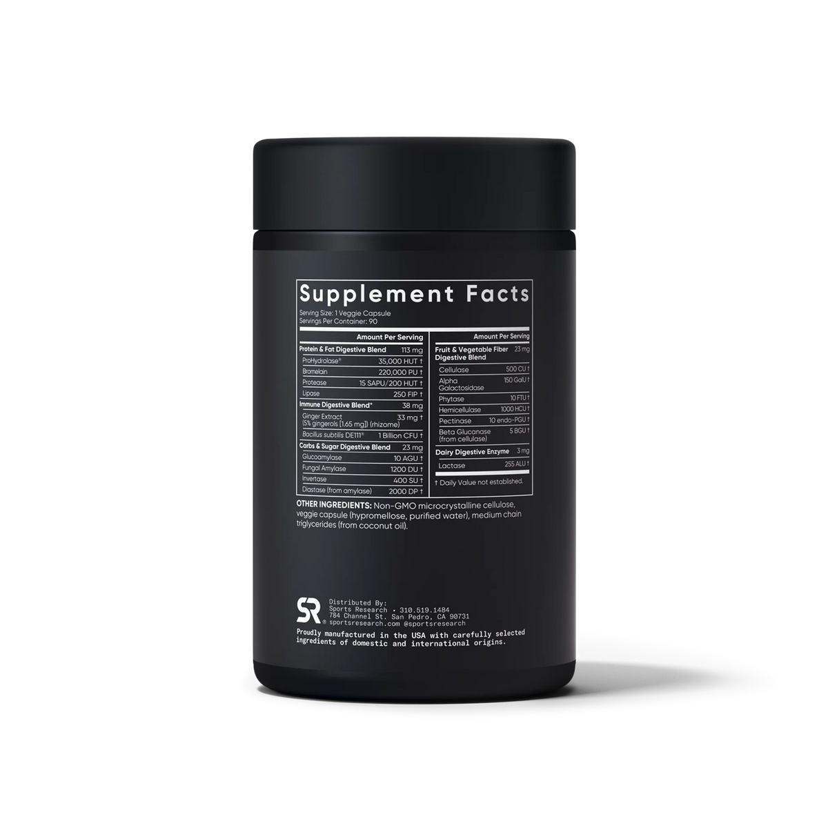 Digestive Enzymes + Probiotic (90 veggie capsules)