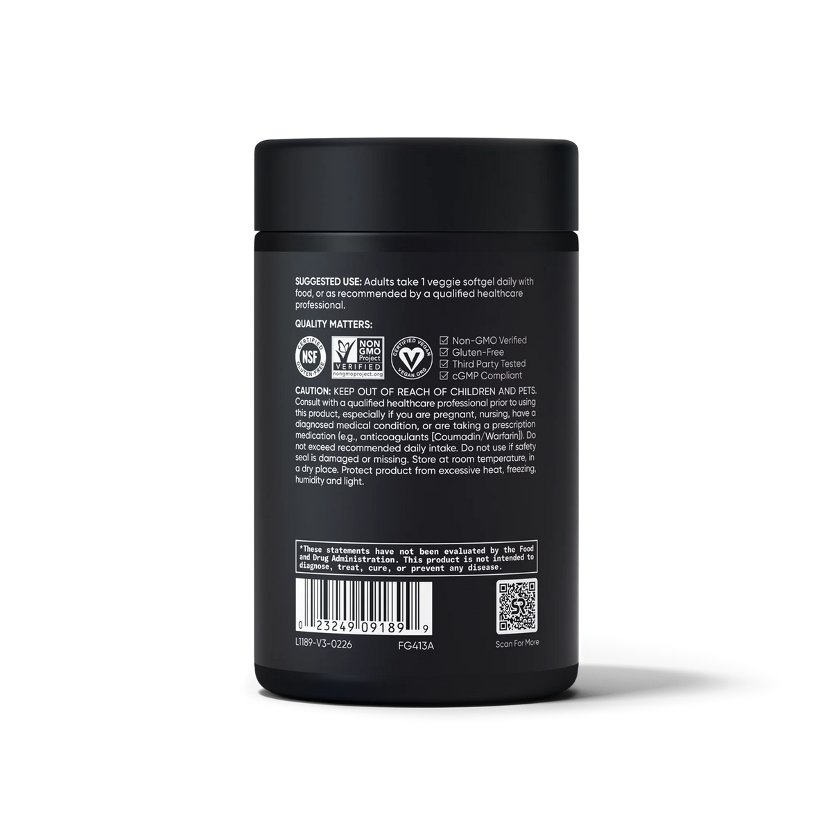 Vitamin K2 as MK7 with Coconut Oil
