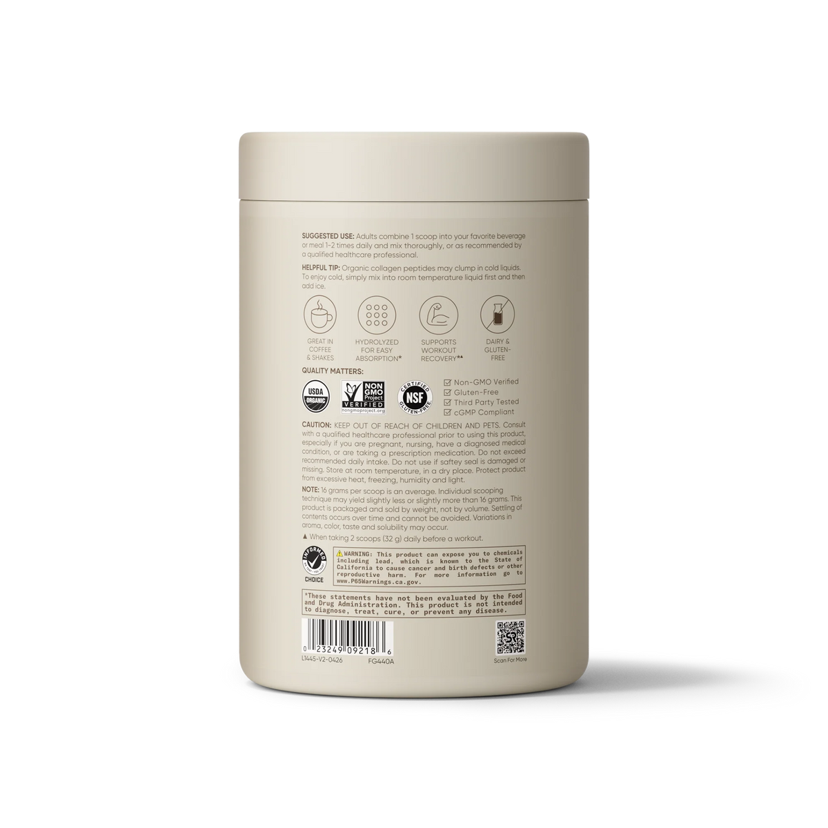 Organic Collagen Peptides