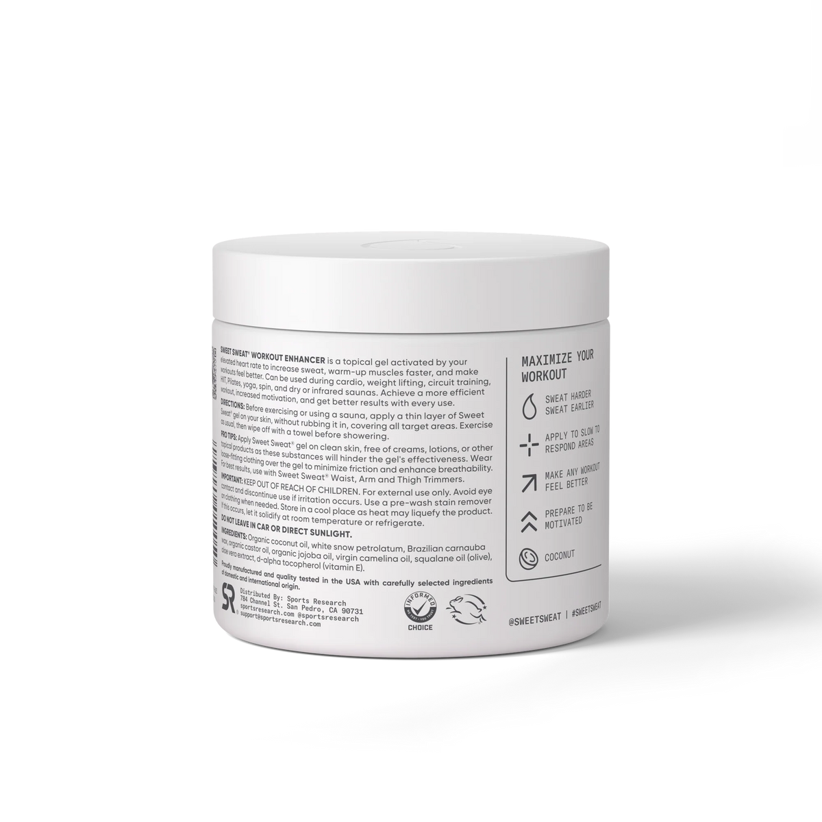 Sweet Sweat® Jar Topical Gel