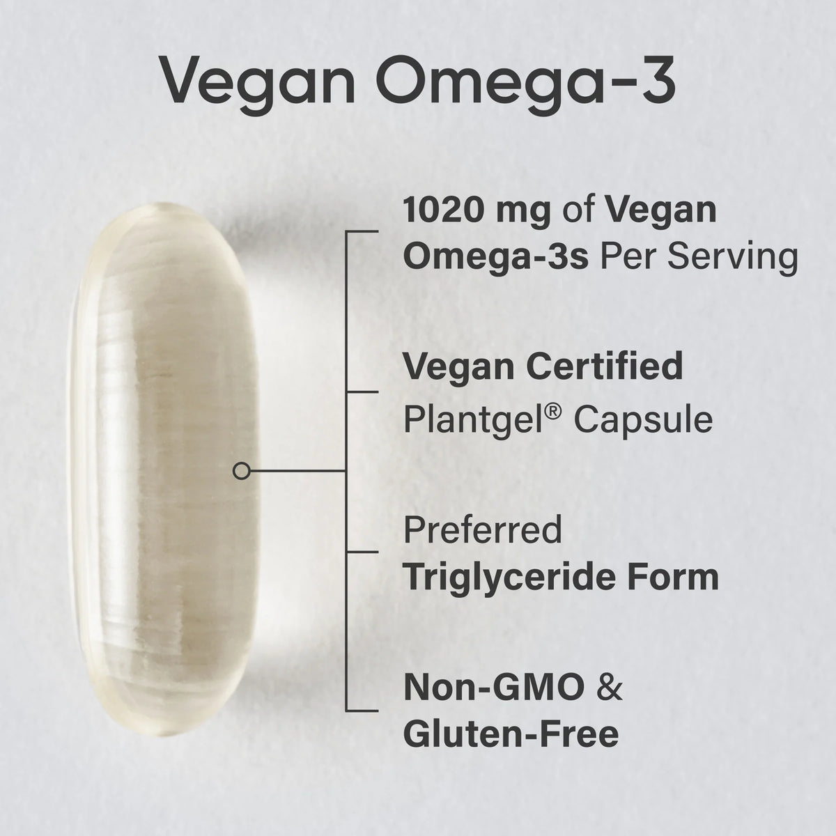 Vegan Omega-3 from Algae Oil