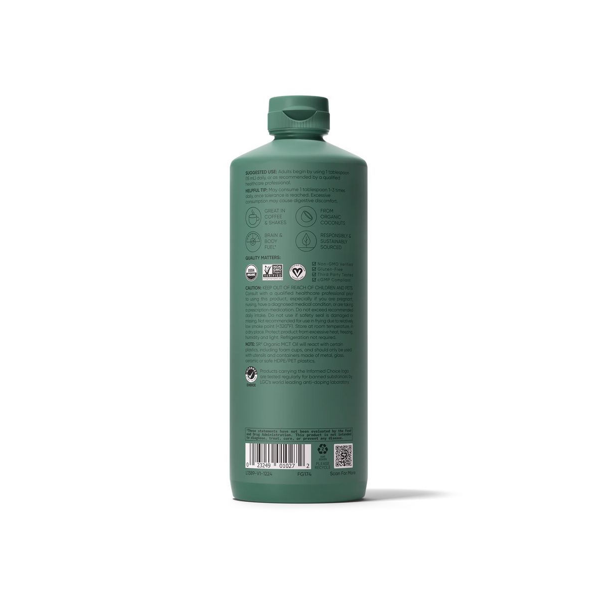 MCT Oil Organic C8 C10 C12