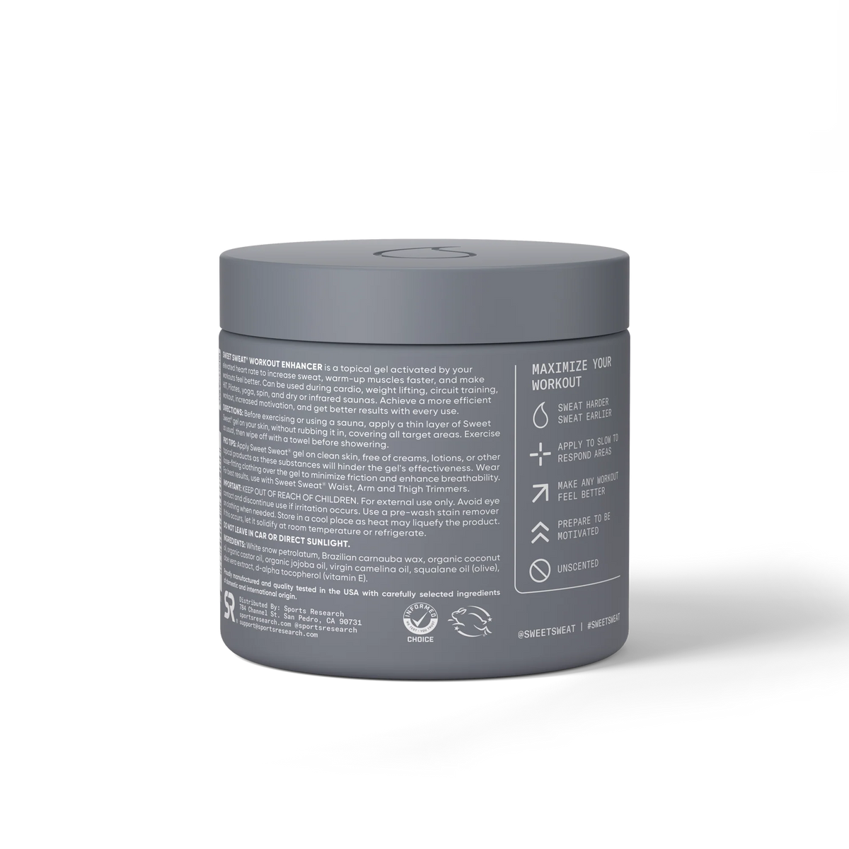 Sweet Sweat® Jar Topical Gel