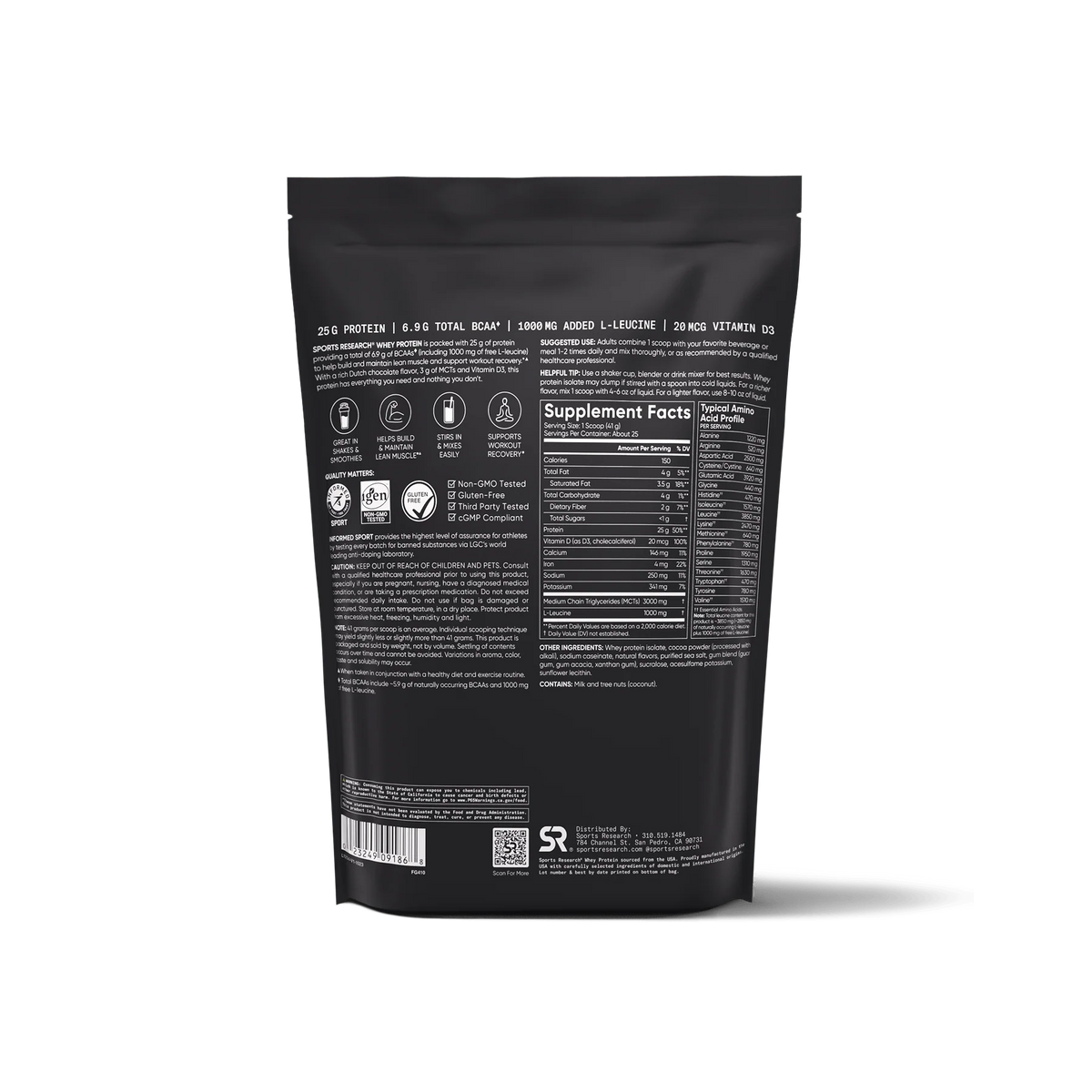 Whey Protein Isolate - Dutch Chocolate