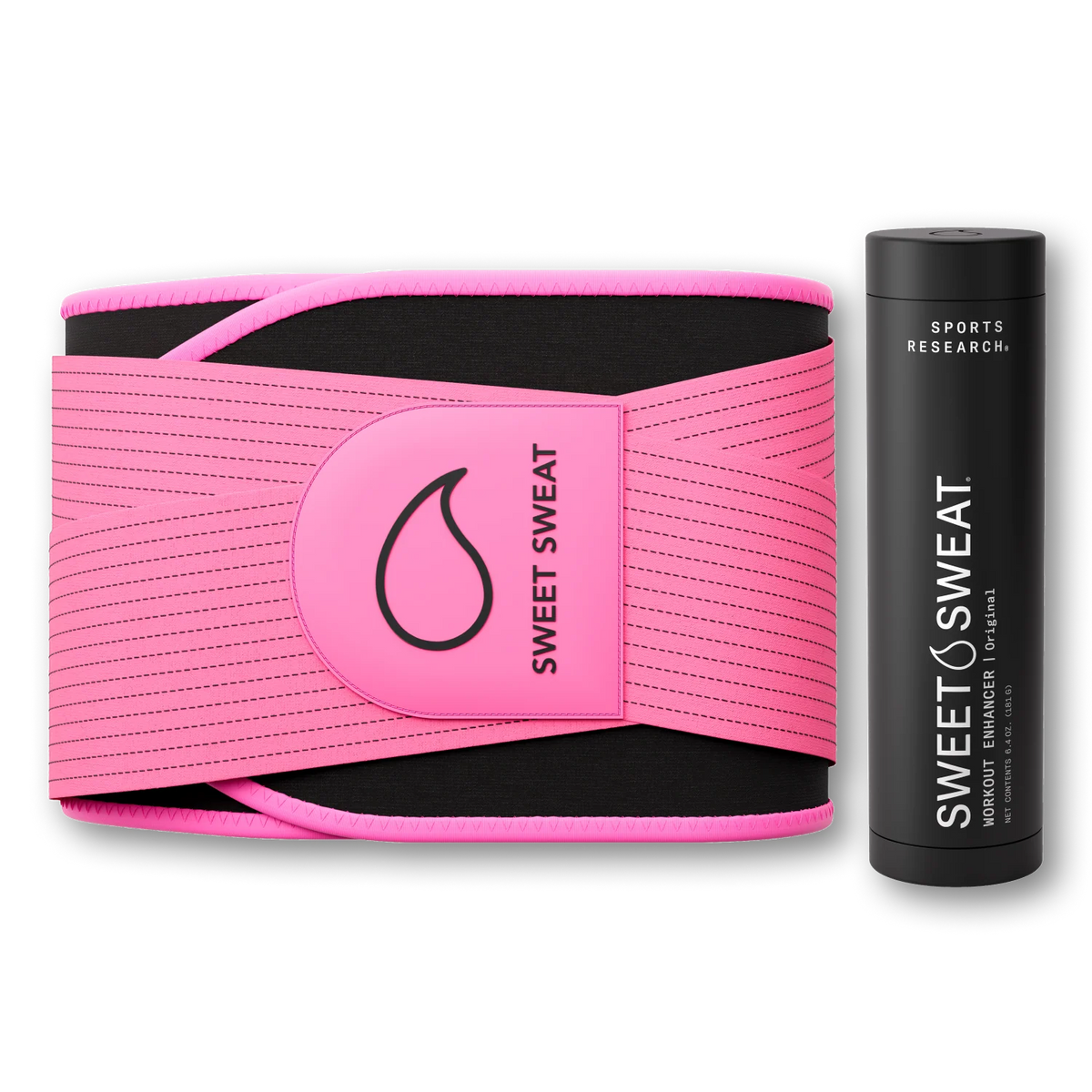 Sweet Sweat® Pro Series Waist Trimmer Bundle with Sweet Sweat® Stick