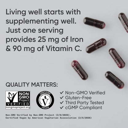 Iron + Liposomal Vitamin C