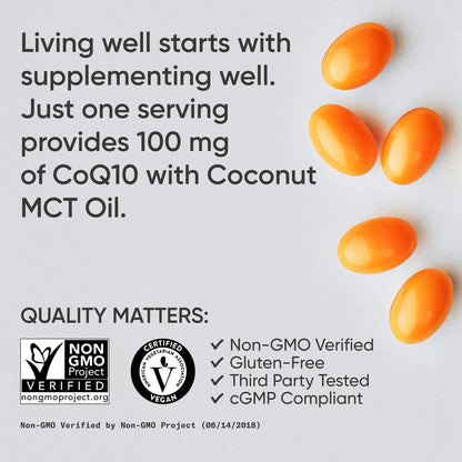 CoQ10 100mg (120 veggie softgels)
