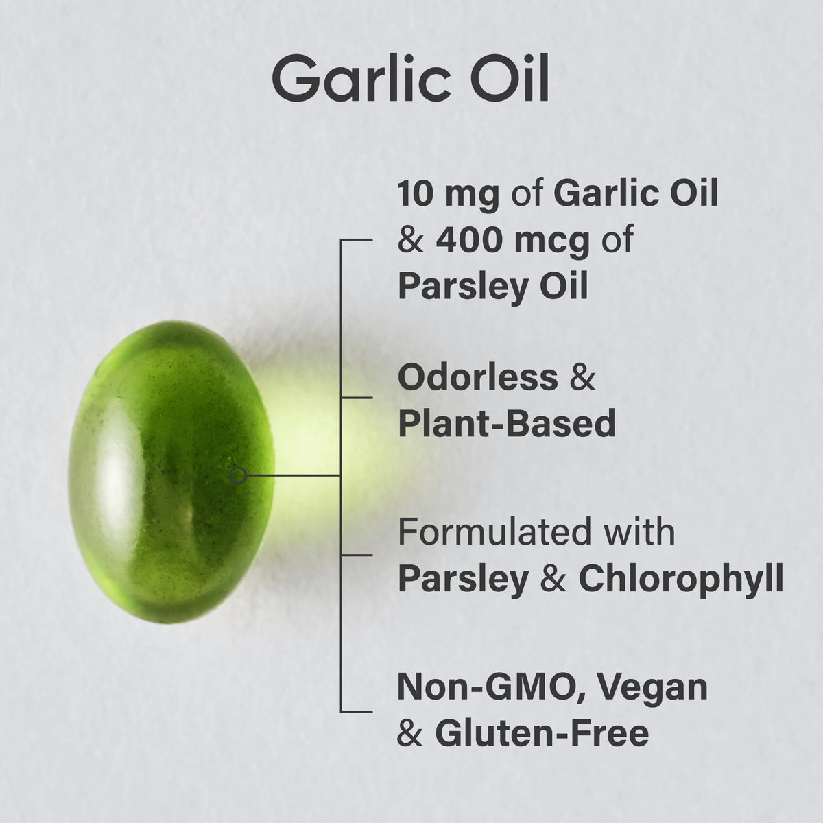 Garlic with Parsley (150 veggie softgels)