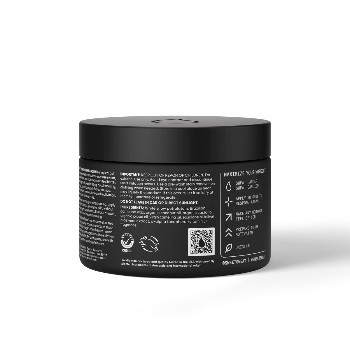 Sweet Sweat® Jar Topical Gel