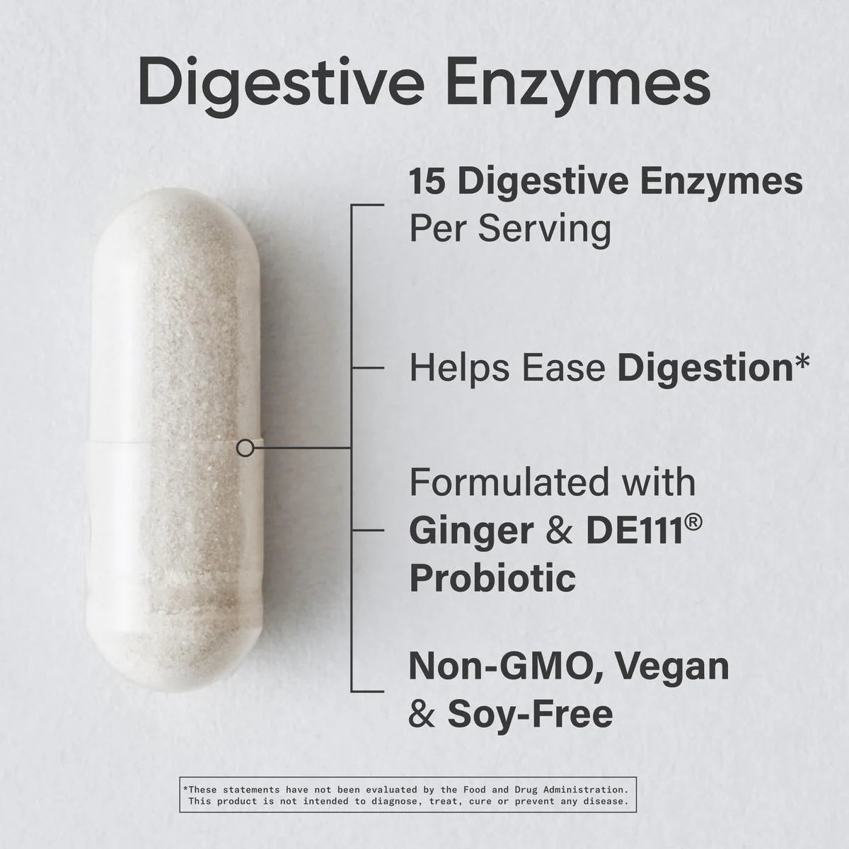 Digestive Enzymes + Probiotic (90 veggie capsules)