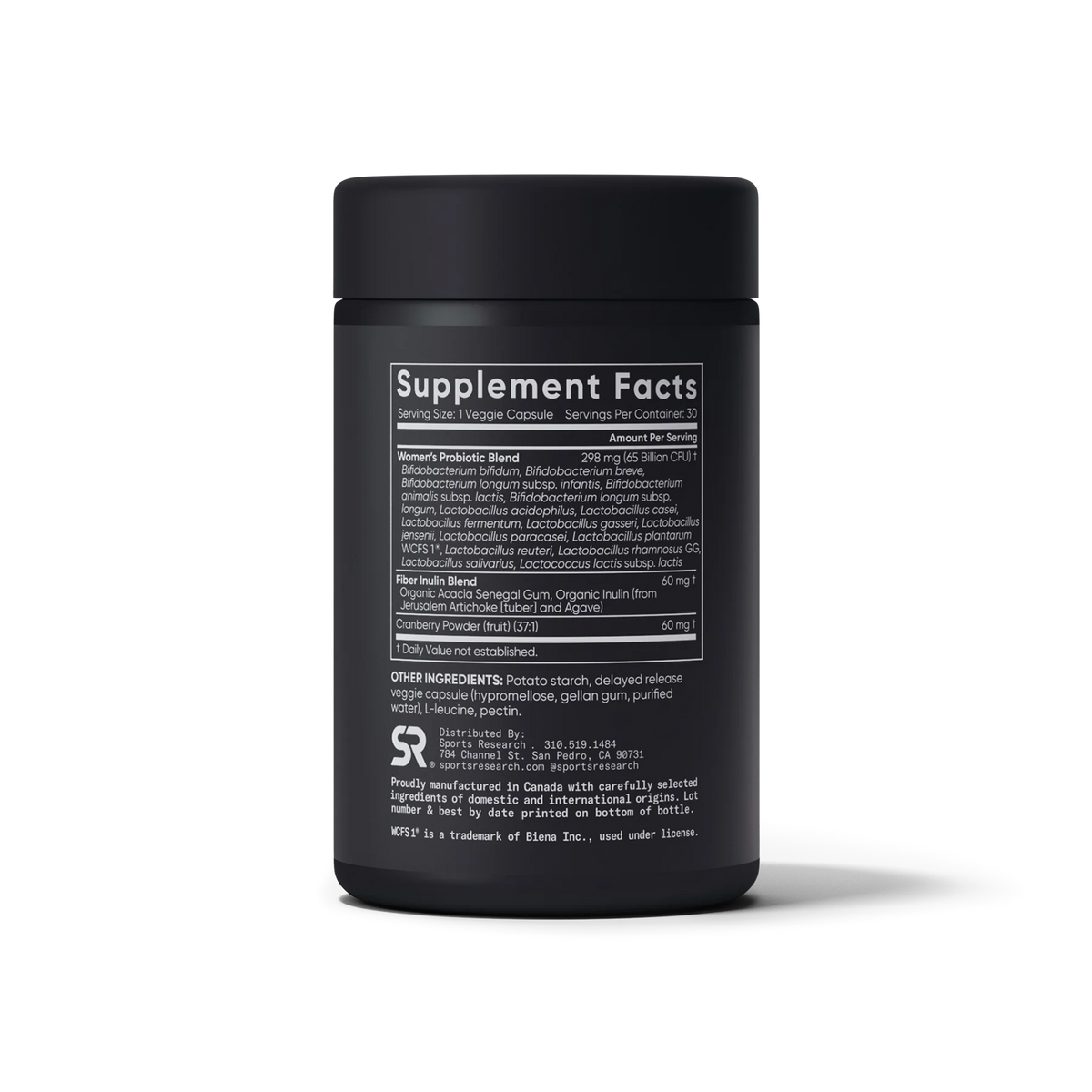 Daily Women's Probiotics 65 Billion CFU (30 veggie capsules)