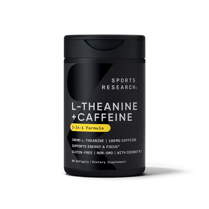 L-Theanine + Caffeine (60 softgels)