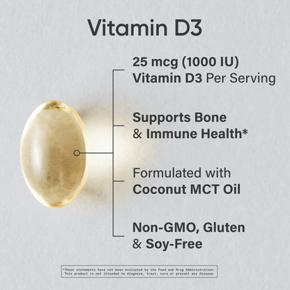 Vitamin D3 with Coconut MCT Oil