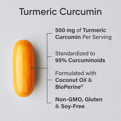 Turmeric Curcumin with Coconut Oil and Bioperine®