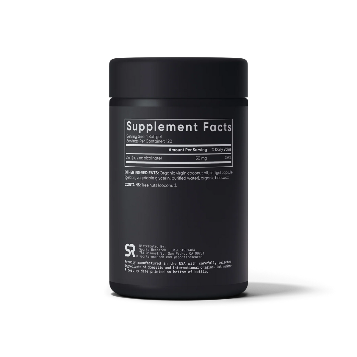 Zinc Picolinate with Coconut Oil