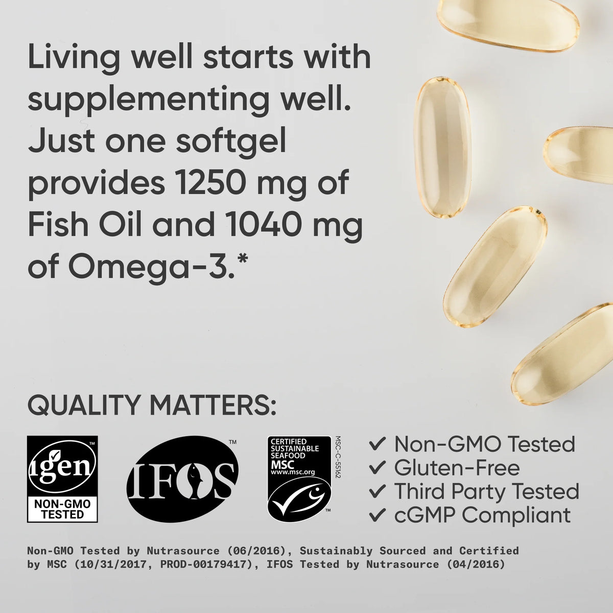 Omega-3 Fish Oil from Wild Alaska Pollock